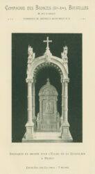 Compagnie des Bronzes_Bronzes Monumentaux_v1914_Page 30_Baldaquin en bronze pour l’Église de la Guadalapa à México