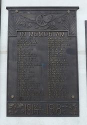 Plaques commémoratives 1914-1918 – Gare de Liège-Guillemins