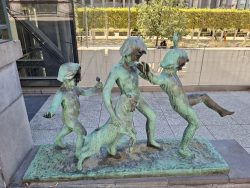Les enfants au chevreau – Mont des Arts – Bruxelles