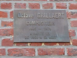 Plaque commémorative – Octave GRILLAERT – Etterbeek