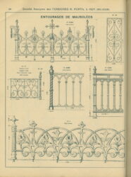 PORTA_v1913_PL086 – Entourages de Mausolées