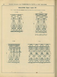 PORTA_v1913_PL044 – Balcons Style Louis XV