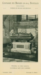 Compagnie des Bronzes_Bronzes Monumentaux_v1914_Page 35_Mémorial de Lord Leighton – Cathédrale Saint-Paul (Londres)