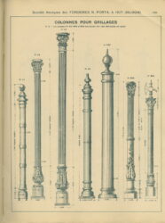 PORTA_v1913_PL105 – Colonnes pour Grillages