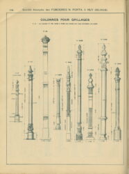 PORTA_v1913_PL104 – Colonnes pour Grillages