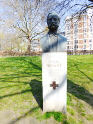 Buste de Henri Dunant – square de la Croix-Rouge – Ixelles
