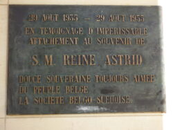 Plaques commémoratives – Square du Vingt-et-un juillet – Laeken